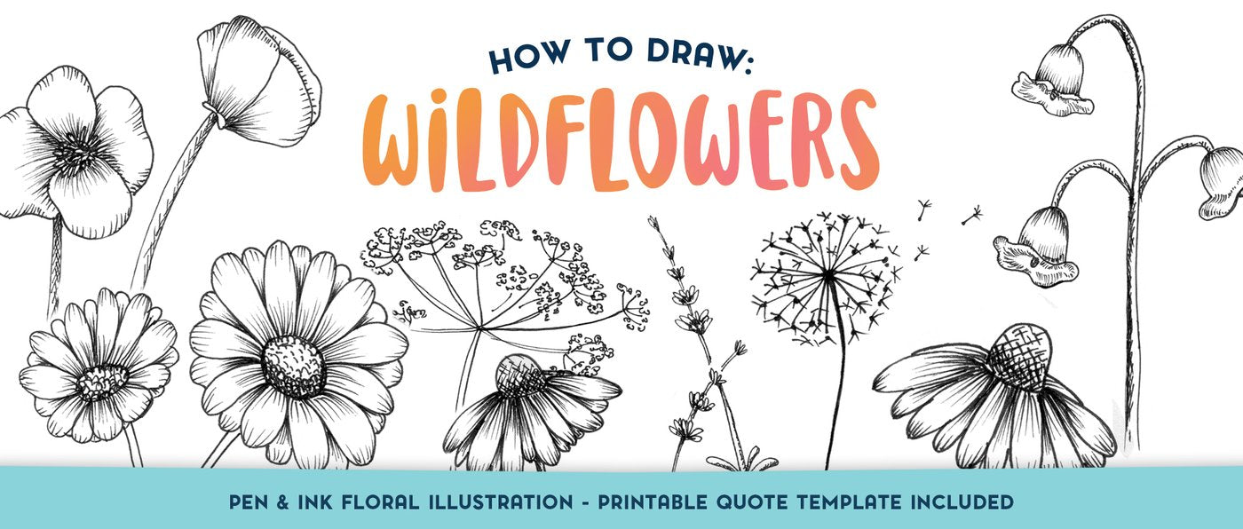 drawing flowers